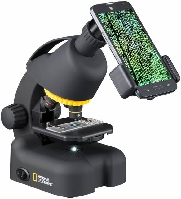 Mikroskop z Adapterem Smartphone NATIONAL GEOGRAPHIC - Bresser Junior