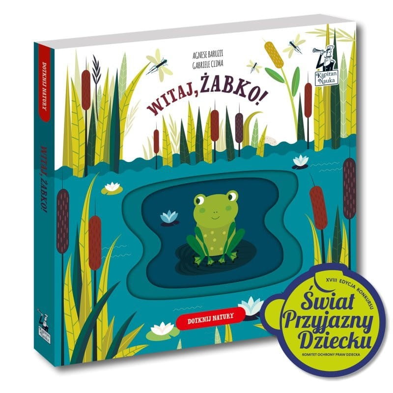 Witaj, żabko! Sensoryczna Książeczka
