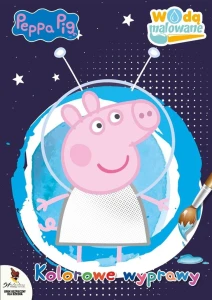 Świnka Peppa Wodą malowane. Kolorowe wyprawy