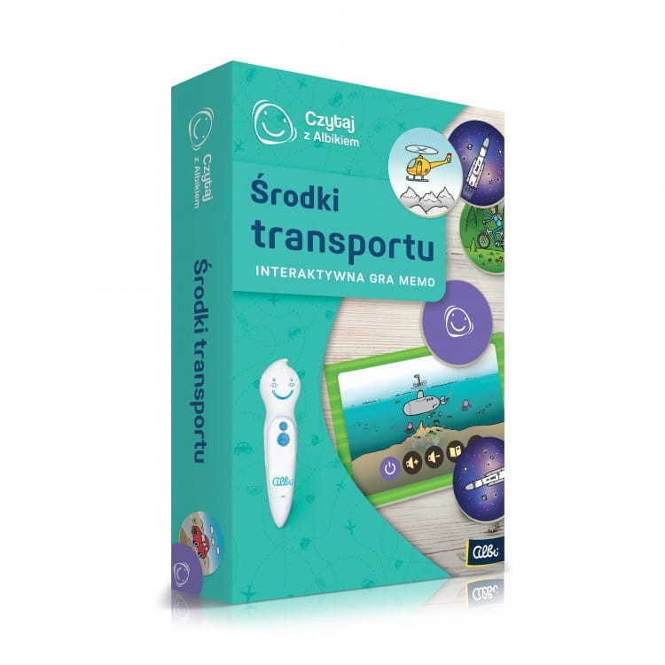 Środki Transportu. Interaktywna Gra Memo - Albi