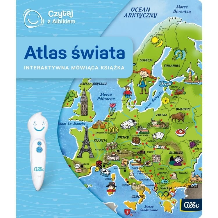 Książka Atlas świata - Czytaj z Albikiem