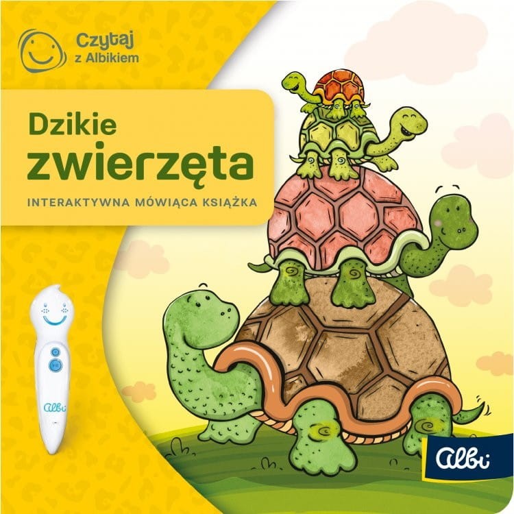Mini książka Dzikie zwierzęta - Czytaj z Albikiem