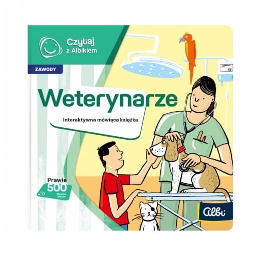 Mini książka zawody Weterynarze - Czytaj z Albikiem
