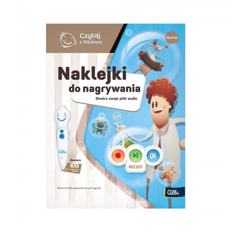 Naklejki do nagrywania - Czytaj z Albikiem