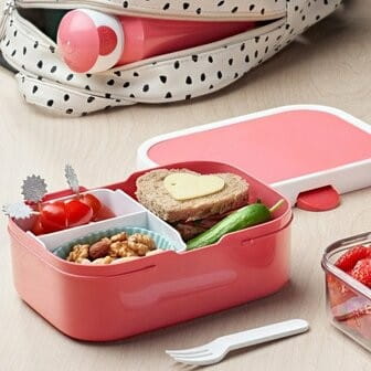 Lunchbox śniadaniówka z Widelcem Różowa Campus - Mepal