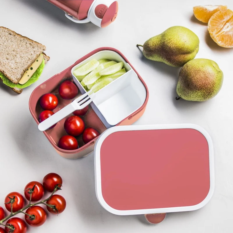 Lunchbox śniadaniówka z Widelcem Różowa Campus - Mepal