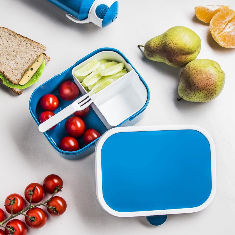 Lunchbox śniadaniówka z Widelcem Niebieska Campus - Mepal