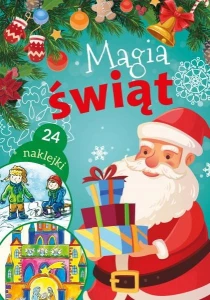 Magia świąt. Zadania + 24 naklejki