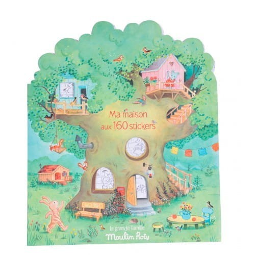Kolorowanka z Naklejkami La Grande Famille - Moulin Roty