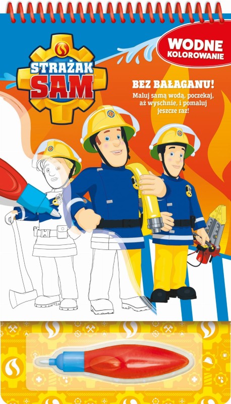 Strażak Sam. Wodna Kolorowanka z Pisakiem na Wodę