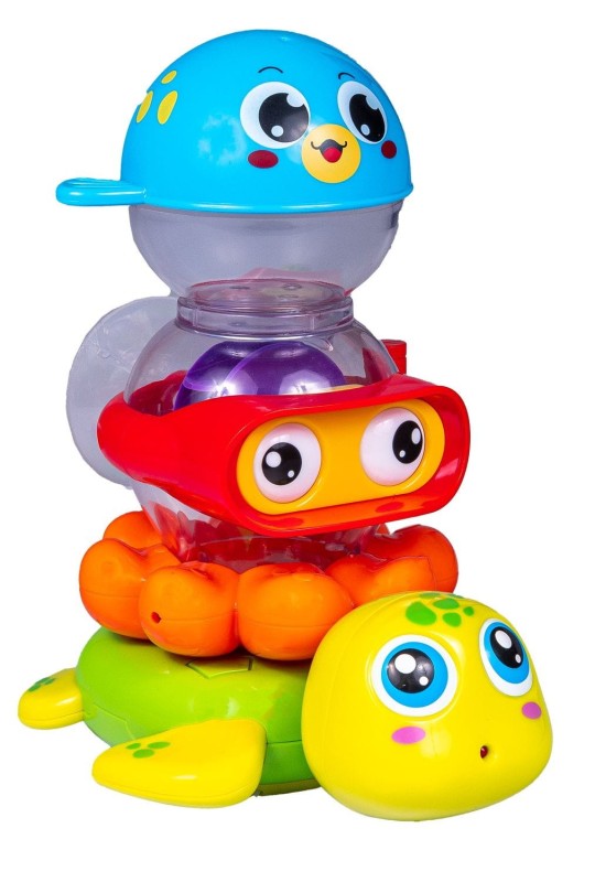 Wesoła Piramidka Zabawki do Kąpieli - Smily Play