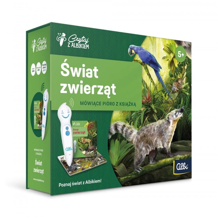 Zestaw Świat Zwierząt - Czytaj z Albikiem