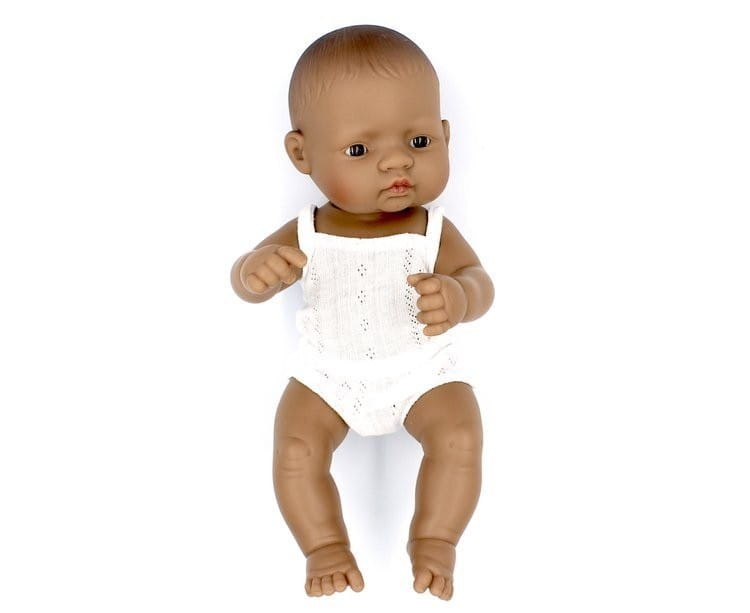Pachnąca Lalka dziewczynka Hiszpanka 32 cm + Ubranko - Miniland Doll