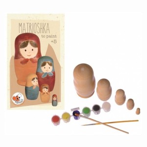 Drewniane Matrioszki do Pomalowania - Egmont Toys