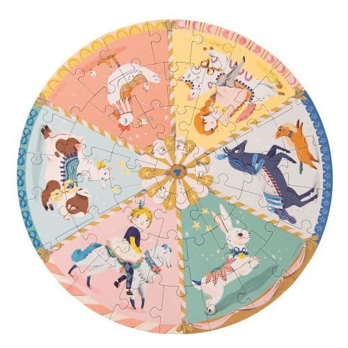 Puzzle 45 el. Les Parisiennes Karuzela - Moulin Roty