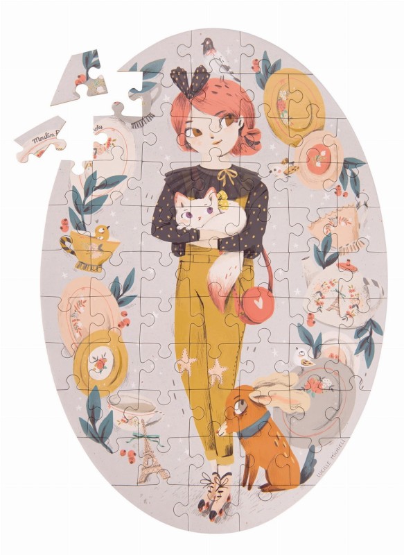Puzzle 65 el. Les Parisiennes Konstancja - Moulin Roty