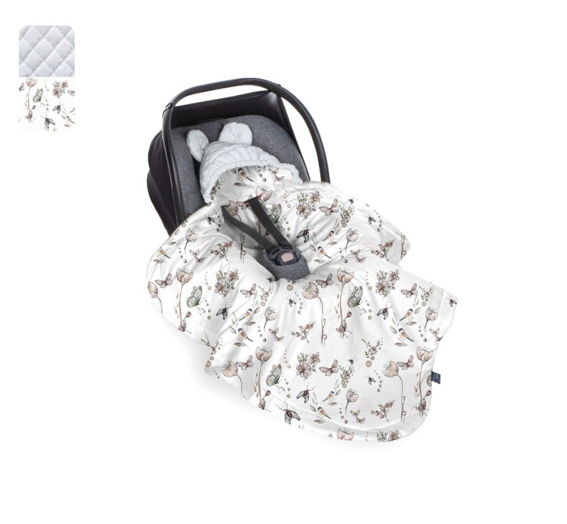 Kocyk do fotelika Natura gray - BabySteps