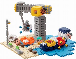 Mini waffle 248el. City Port Klocki Marioinex