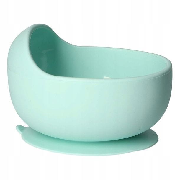 Silikonowy miseczka z przyssawką miętowa - Bi-bi