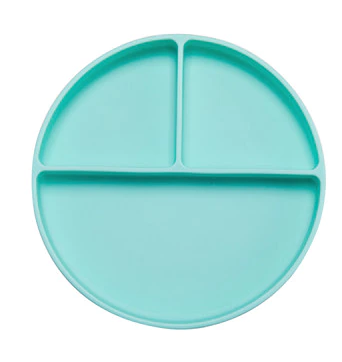 Talerzyk Silikonowy z Przyssawką Miętowy - Bi-bi