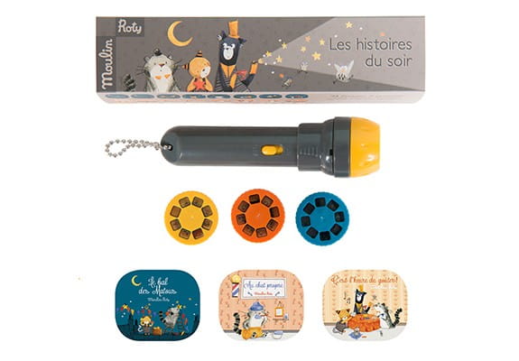 Projektor Latarka Les Moustaches - Moulin Roty