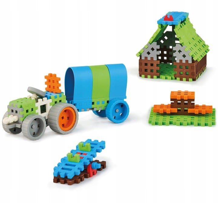 Klocki Mini Waffle Rolnik Konstruktor 90 el. - Marioinex