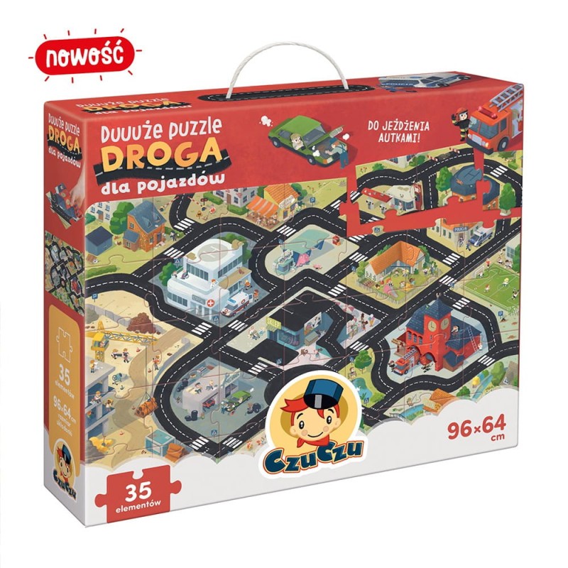 Droga dla pojazdów. Duuuże puzzle