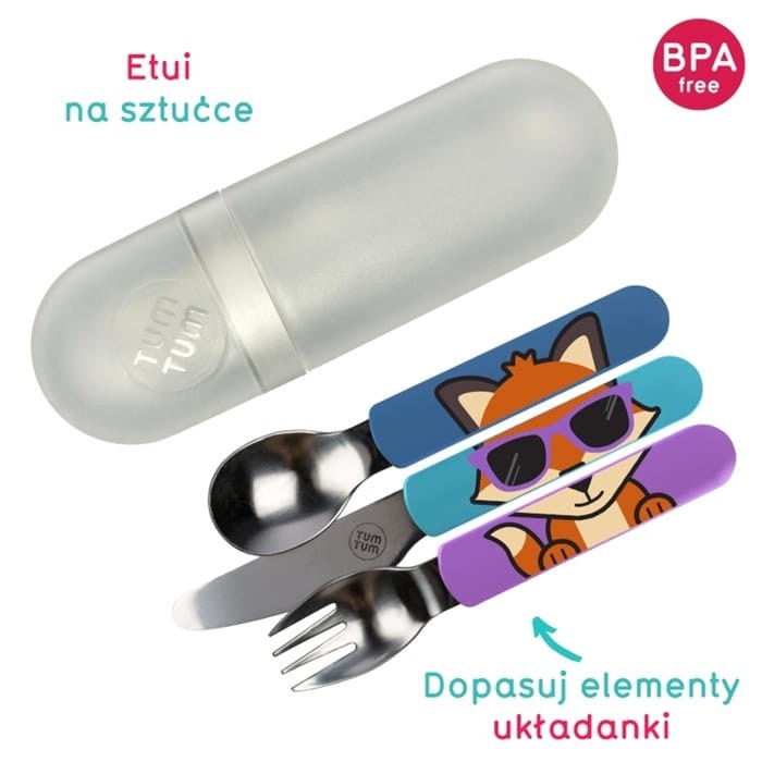 Sztućce dla Dzieci Lisek - Tum Tum