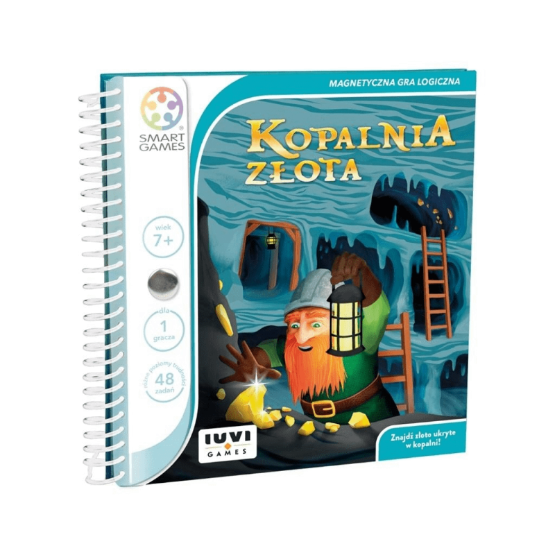 Gra Planszowa Magnetyczna 7+ Kopalnia Złota - Smart Games