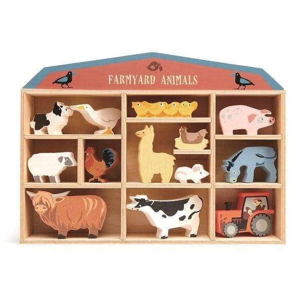 Drewniane Figurki Zwierzęta na Farmie - Tender Leaf Toys