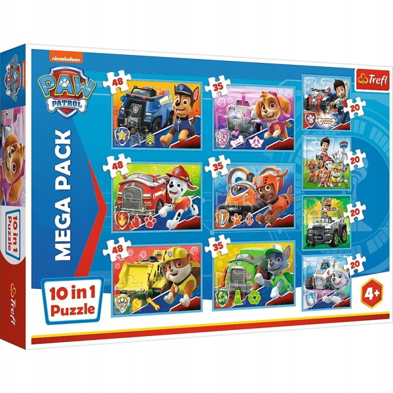 Puzzle 10w1 Psi Patrol - Trefl