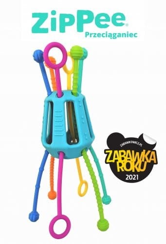 Przeciąganiec Zippee. Zabawka sensoryczna - Möbi