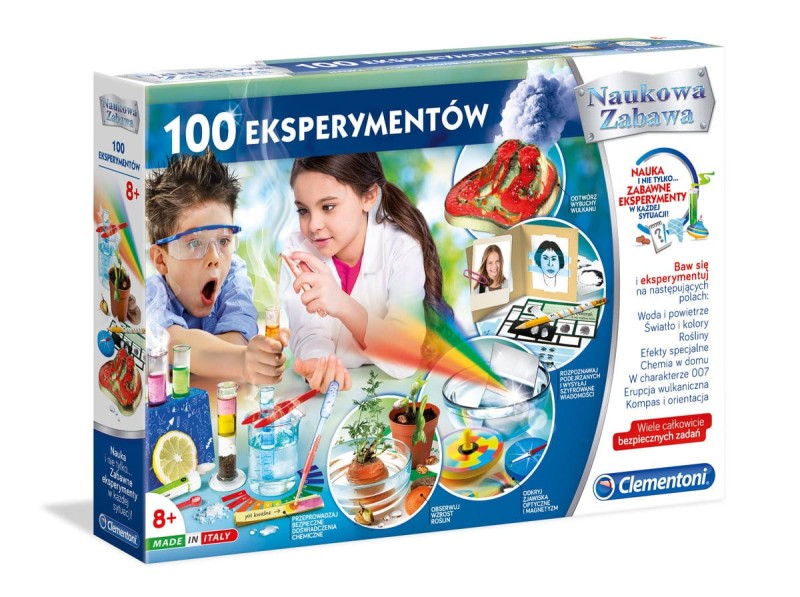 100 Eksperymentów, Naukowa Zabawa - Clementoni