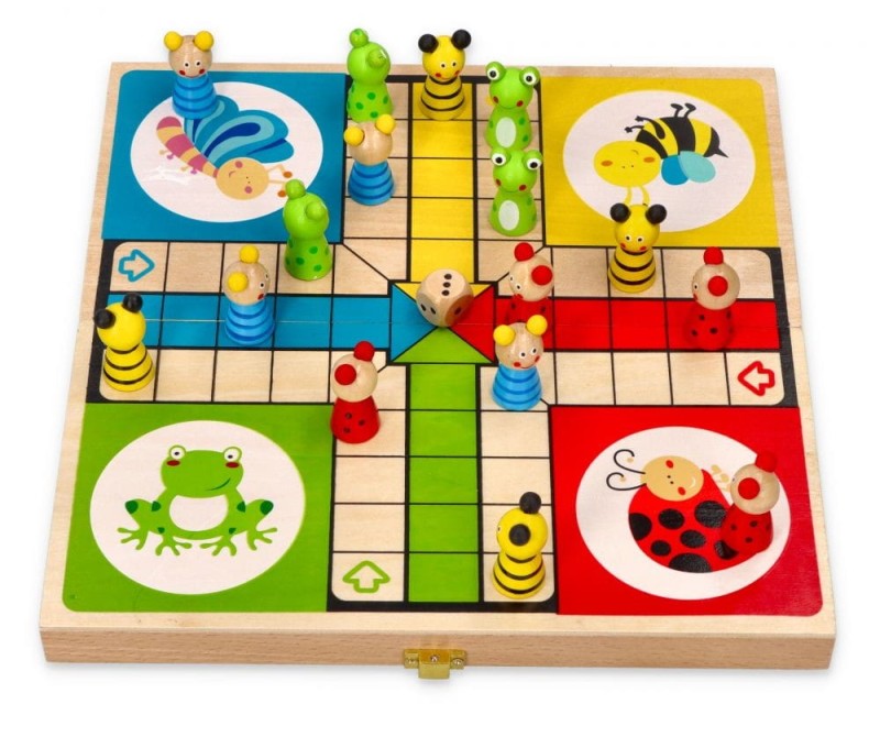 Drewniana gra Ludo Chińczyk - VIga