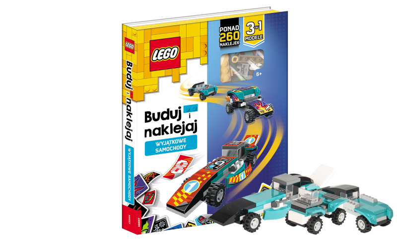 Lego Iconic. Buduj i naklejaj. Wyjątkowe Samochody