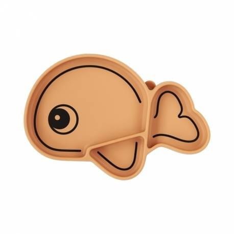 Talerzyk z Przyssawką Rybka Wally Mustard - Done by Deer