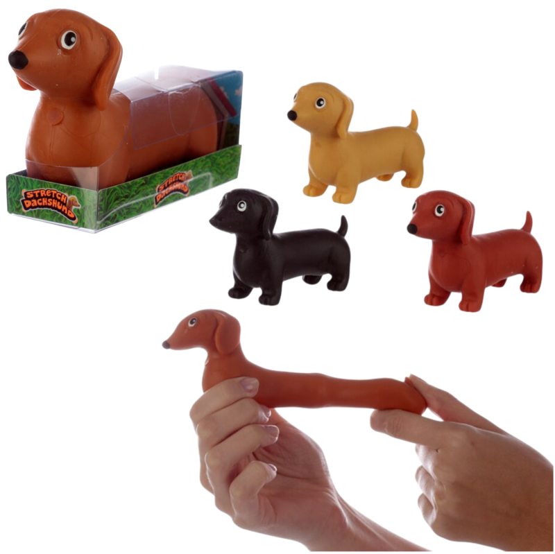 Rozciągliwa zabawka Fidget - Gniotek - Jamnik.png