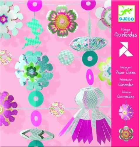 Dekoracje z Papieru Girlandy Kwiaty - Djeco