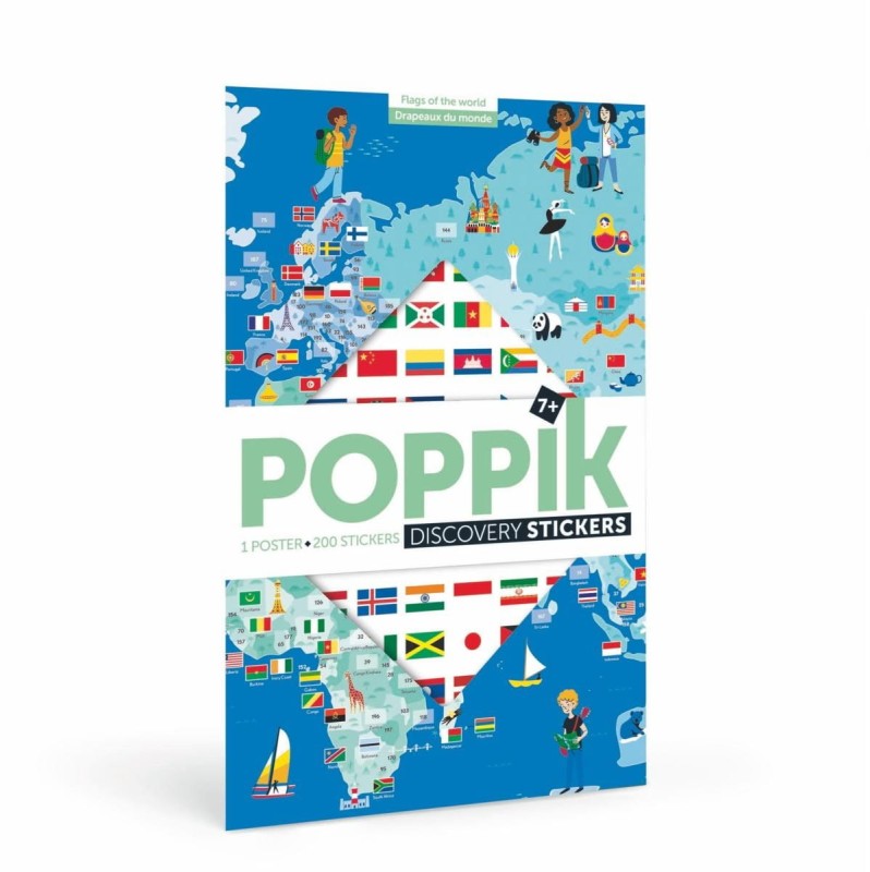 Wyklejanka Mapa Świata - Poppik