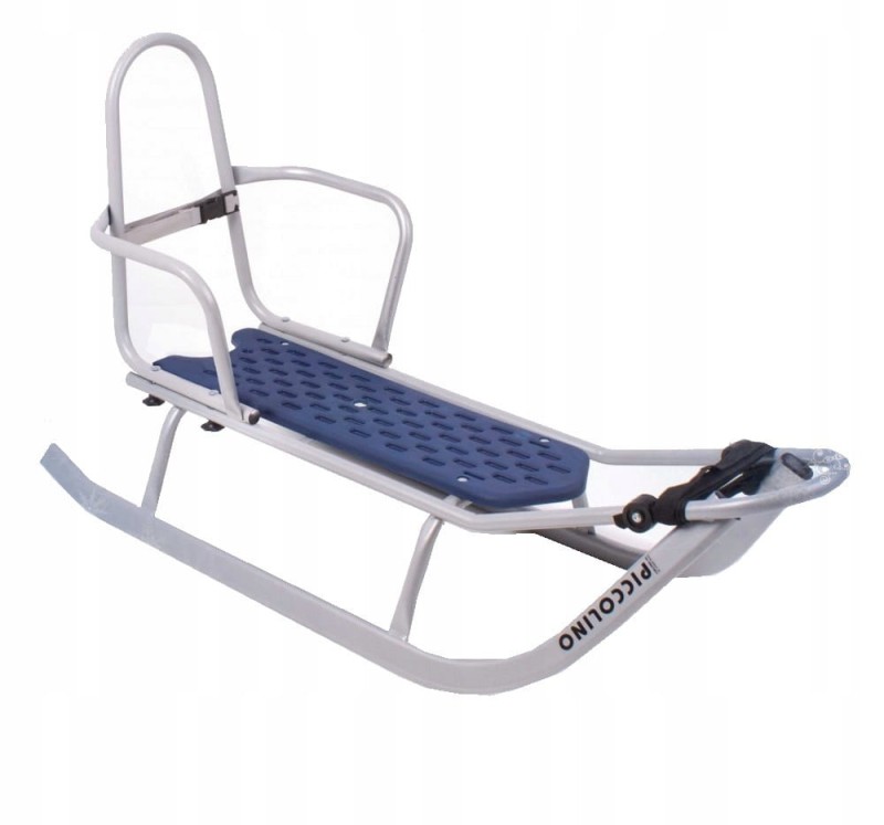 Sanki z Oparciem Srebrne Piccolino - Adbor