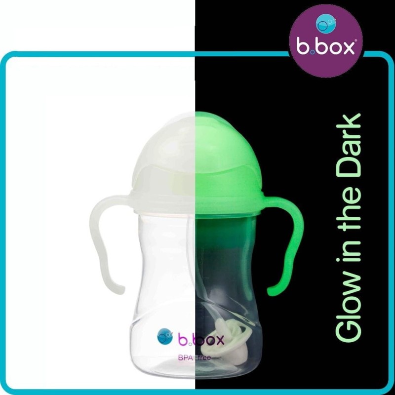 Bidon z Obciążoną Słomką 240ml Glow in the dark - B.box