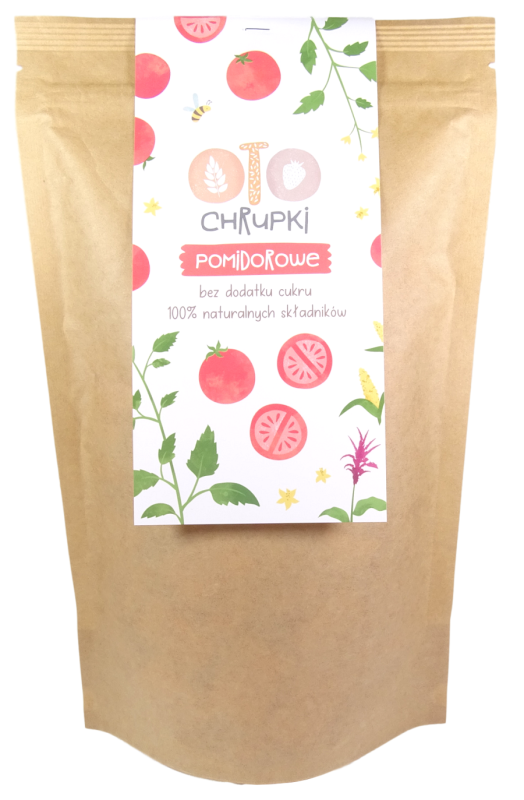 Chrupki Pomidorowe - Zdrowe przekąski 80 g - Otolandia