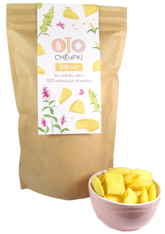 Chrupki Serowe - Zdrowe przekąski 80 g - Otolandia
