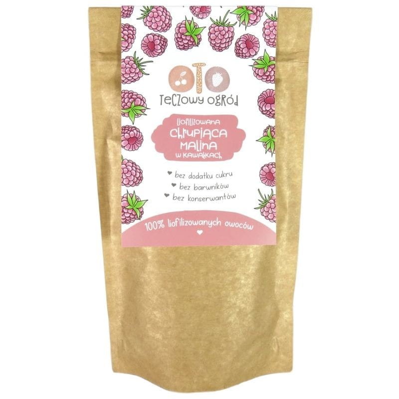 Maliny liofilizowane (w kawałkach) 20 g - Otolandia