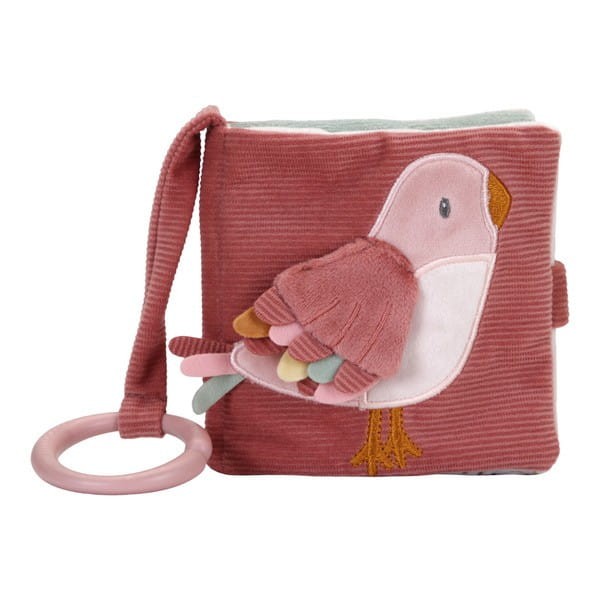 Miękka książeczka z zawieszką Flowers & Butterflies - Little Dutch