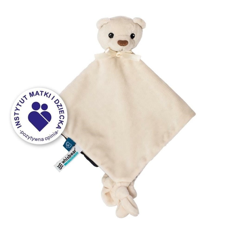 Kocyk Przytulanka Miś DouDou kremowy - Whisbear