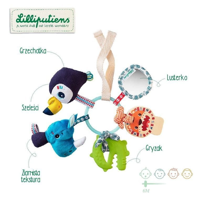 Zawieszka z Zabawkami Niemowlęcymi - Lilliputiens