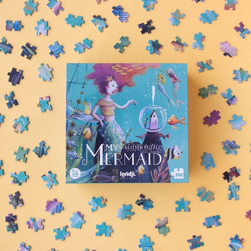 Błyszczące Puzzle My Mermaid 350 el. - Londji
