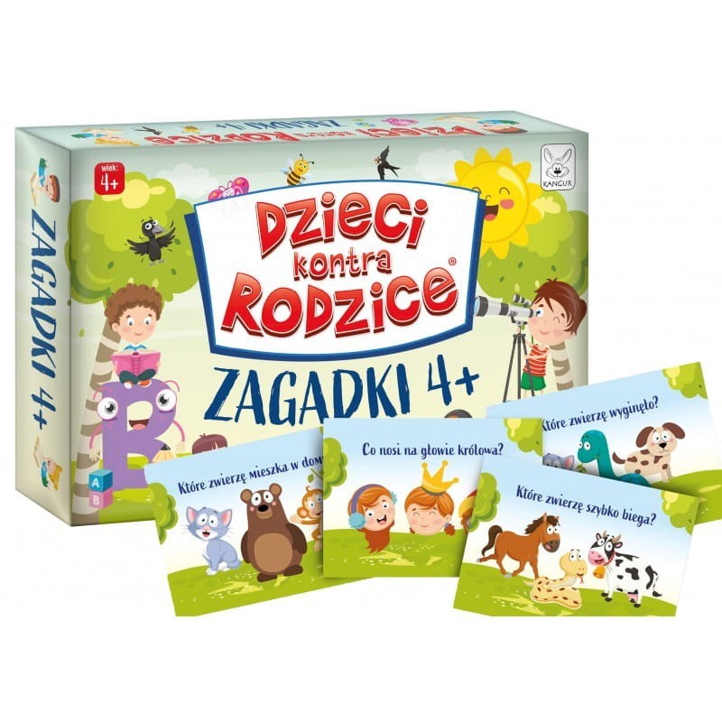 Dzieci kontra Rodzice - Zagadki 4+
