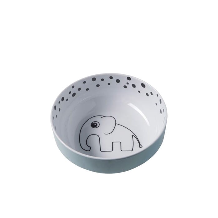 Miska z Melaminy 370 ml Niebieska Dots - Done by Deer